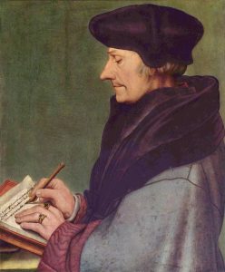 Erasmus von Rotterdam gemalt von Hans Holbein